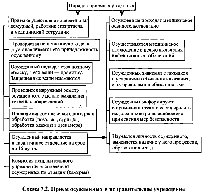 Схема исправительные учреждения следственные изоляторы и уголовно исполнительные инспекции