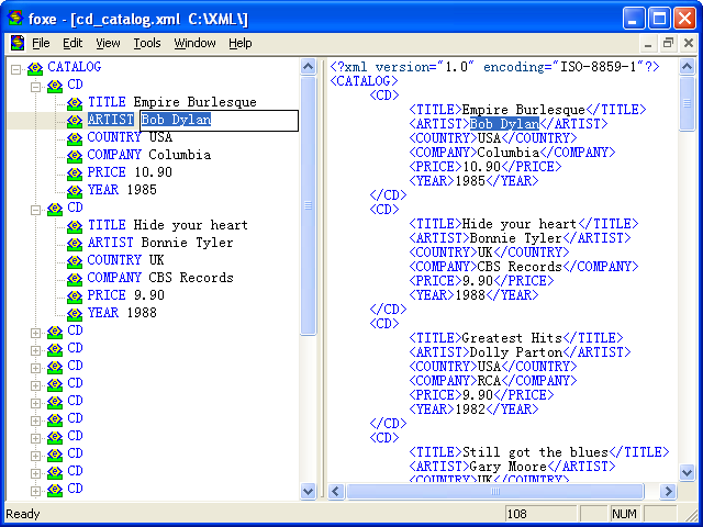 Подключить xml файл в xml