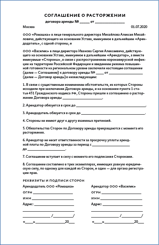 Соглашение о прекращении договора найма жилого помещения образец. Как составить договор расторжения аренды нежилого помещения образец. Соглашение о расторжении договора образец. Акт о досрочном расторжении договора аренды квартиры.