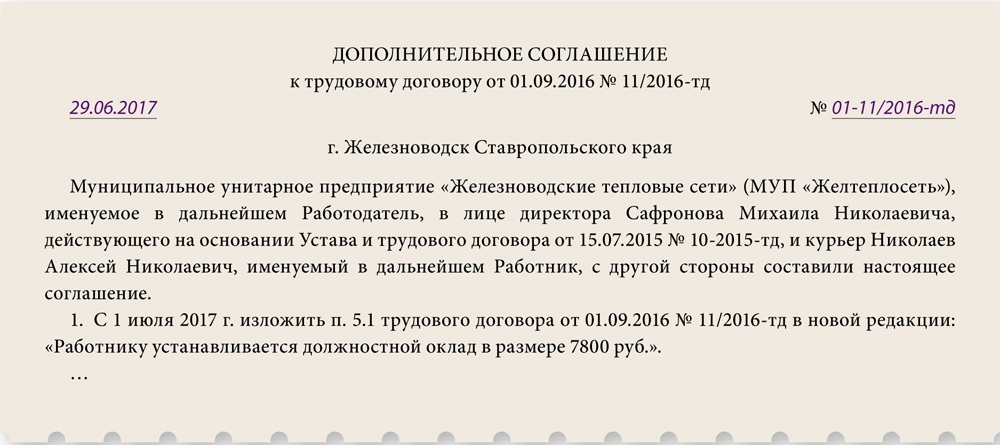 Доп соглашение на увеличение арендной платы нежилого помещения образец