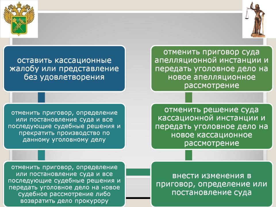 Производство в суде кассационной инстанции в уголовном процессе презентация