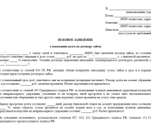 Иск в суд о взыскании долга по расписке – Взыскание долга по расписке | Исковое заявление, образец, через суд с физического лица, судебная практика