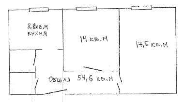 Планировка квартиры сталинка 3 комнаты