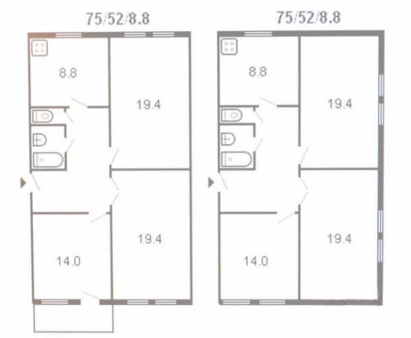 Планировка квартиры сталинка 3 комнаты